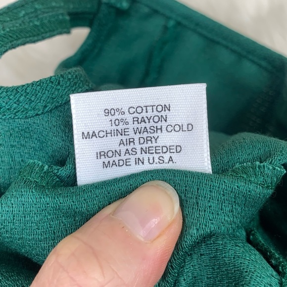 Longaberger Ivy Green Little Market Basket Liner - Picture 4 of 5